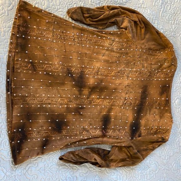 Sami & Jo sparkly sequined gem 3/4 sleeve shirt - Picture 14 of 14